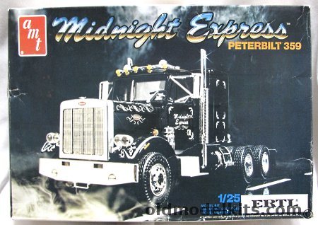 AMT 1/25 Peterbilt 359 Midnight Express Semi Truck, 6644 plastic model kit